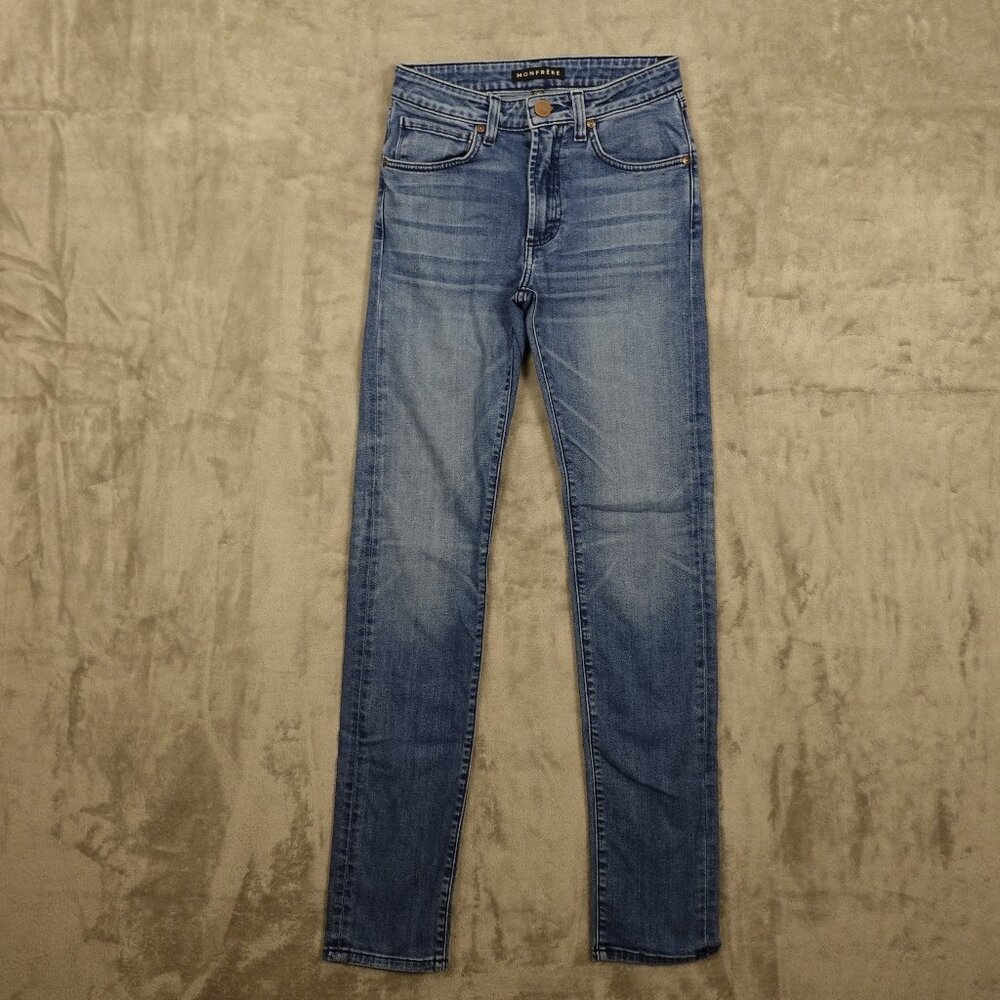 Monfrere jeans Greyson‎ skinny fit men's 28 blue Florence Japanese denim